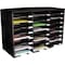 Storex Literature Sorter, 24 Comp, 14-1/10"Wx31-2/5 in Lx20-1/2 in H, BK STX61435U01C - alternate 2